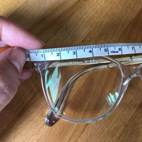 CHANEL Clear Glasses with White Case - Picture 6 of 14